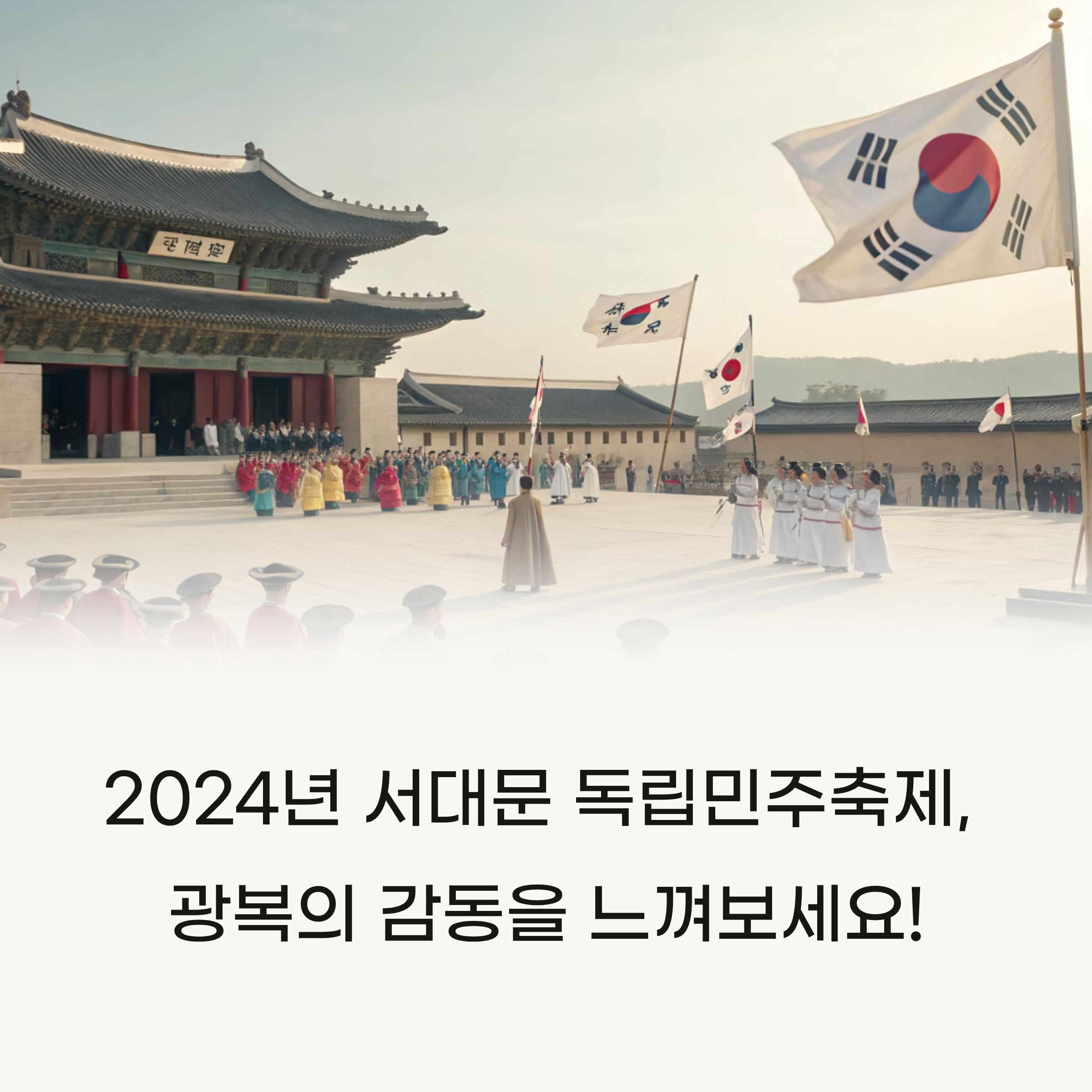2024 서대문 독립민주축제: 80년 광복의 감동, 완벽 가이드 &amp; 핵심 셀럽 3
