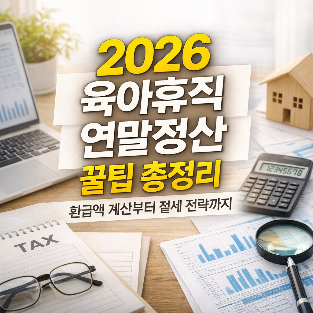 2026 육아휴직 연말정산 꿀팁 총정리|환급액 계산부터 절세 전략까지