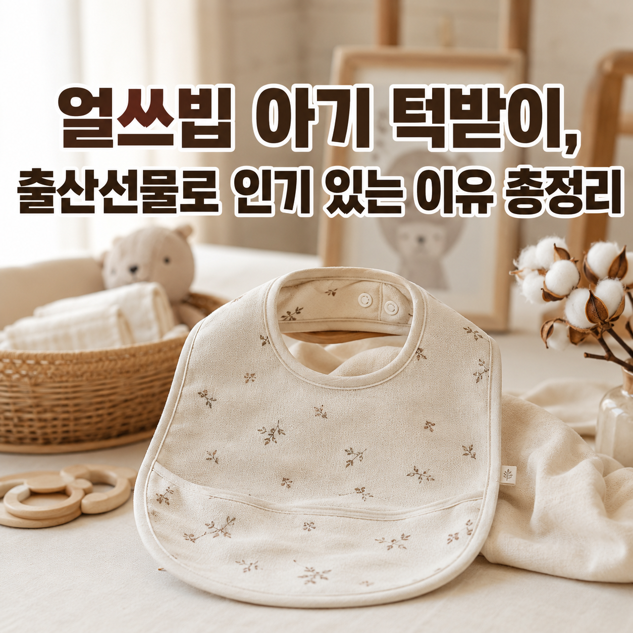 얼쓰빕 아기 턱받이, 출산선물로 인기 있는 이유 총정리