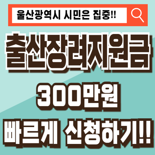 출산장려지원금