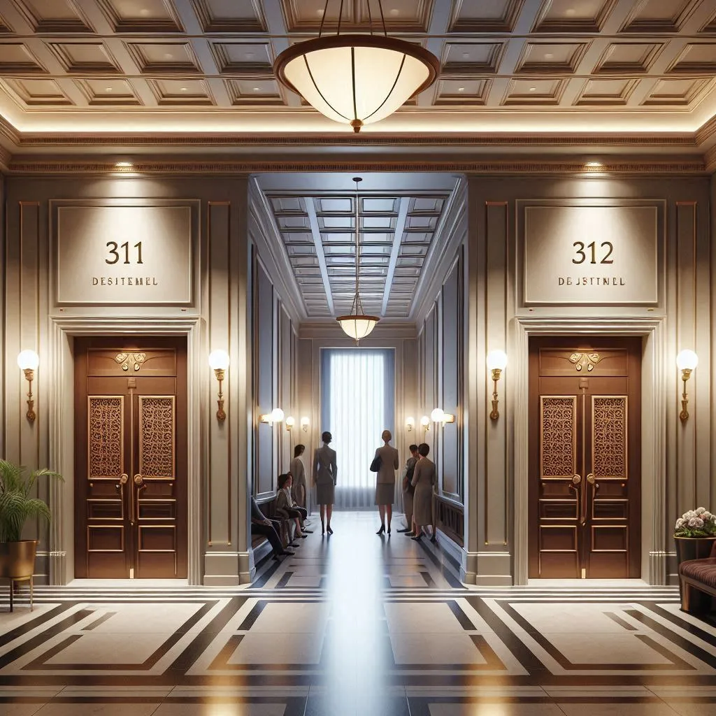 서울중앙지법 312호 법정에서 진행된 이재명 위증교사 항소심