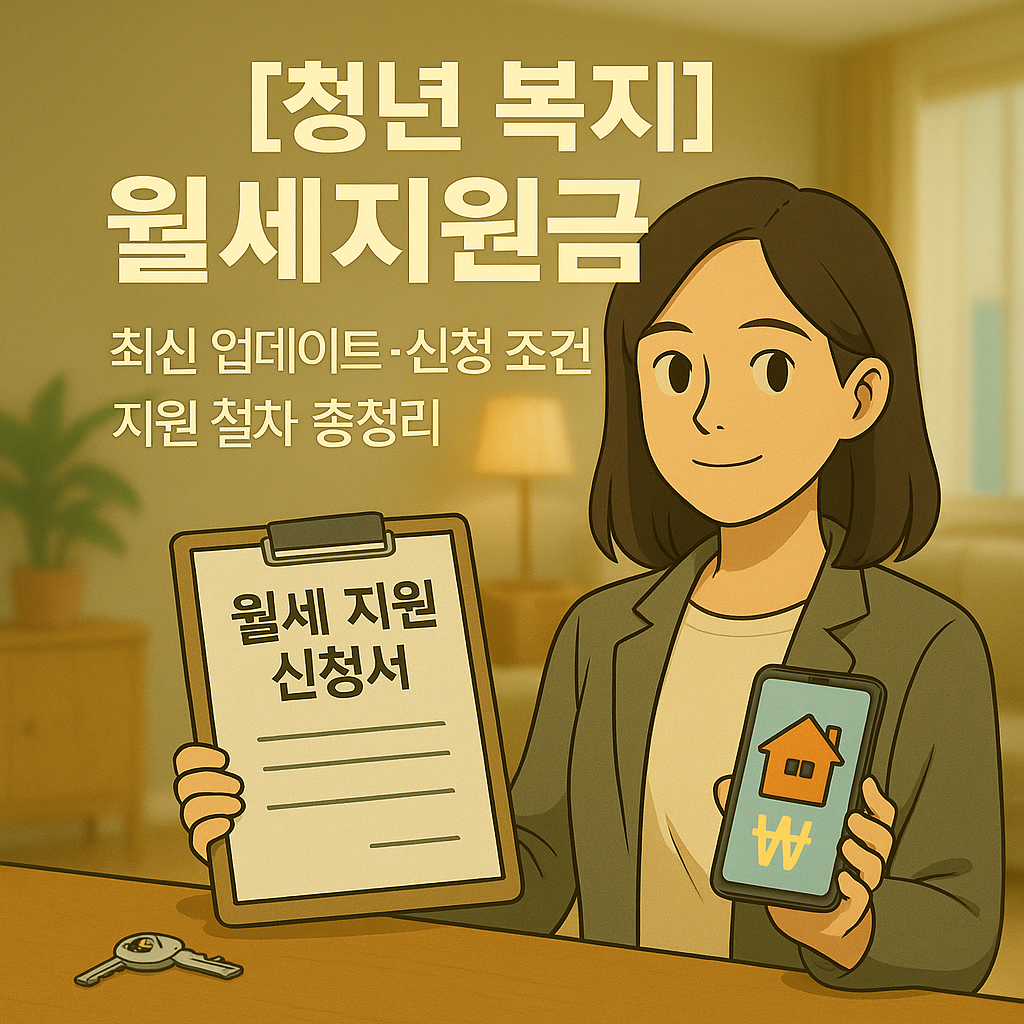[청년 복지] 월세지원금 ｜ 최신 업데이트&middot;신청 조건&middot;지원 절차 총정리