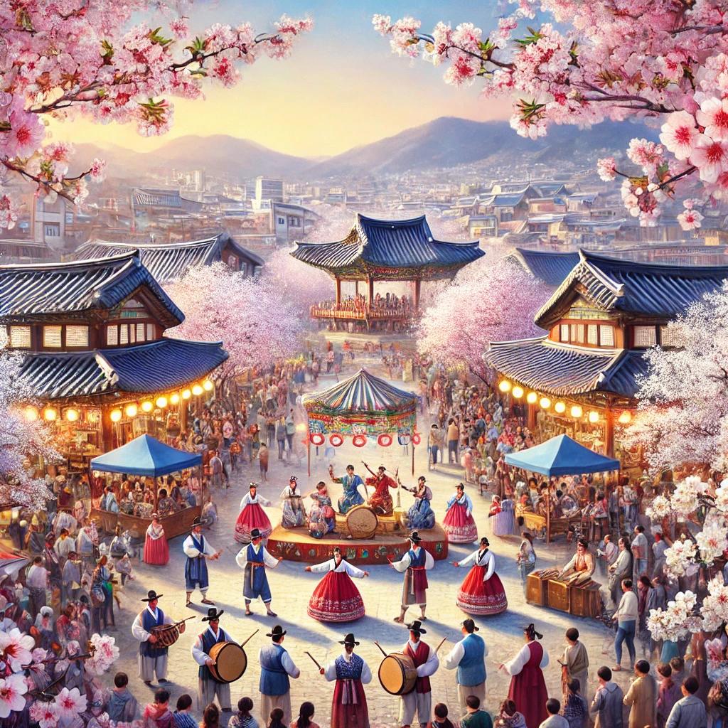 화개장터 벚꽃축제 공연