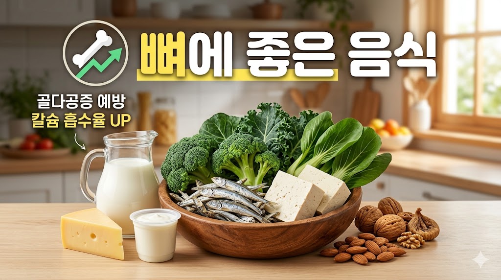 뼈에 좋은 음식