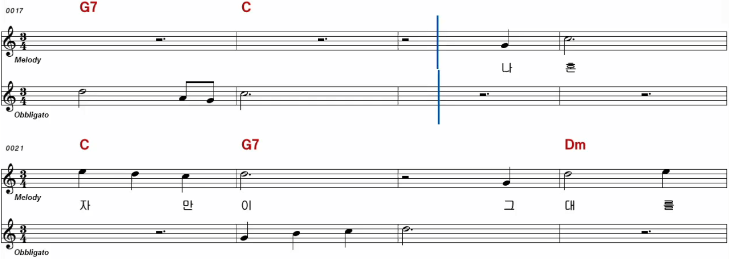 임수정(송민도) 나 하나의 사랑 악보