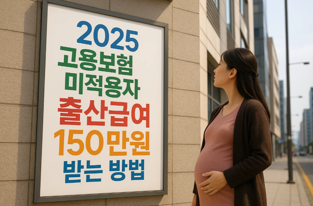 2025 고용보험 미적용자 출산급여 150만원 받는 방법
