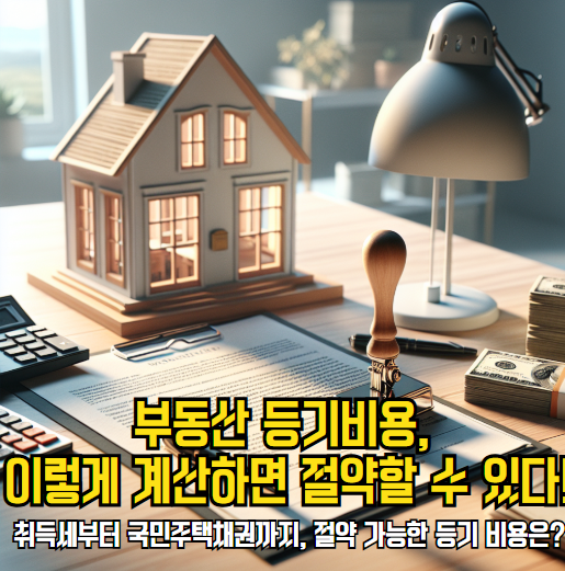 부동산 등기비용 계산