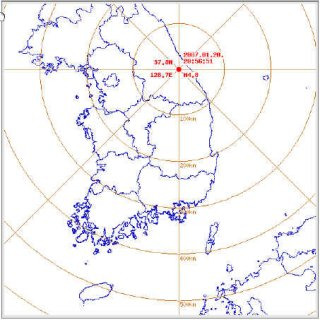 강릉 지진 발생 
