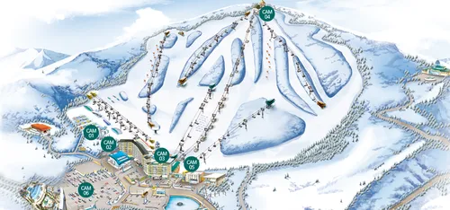 웰리힐리파크 리조트 스키장 슬로프