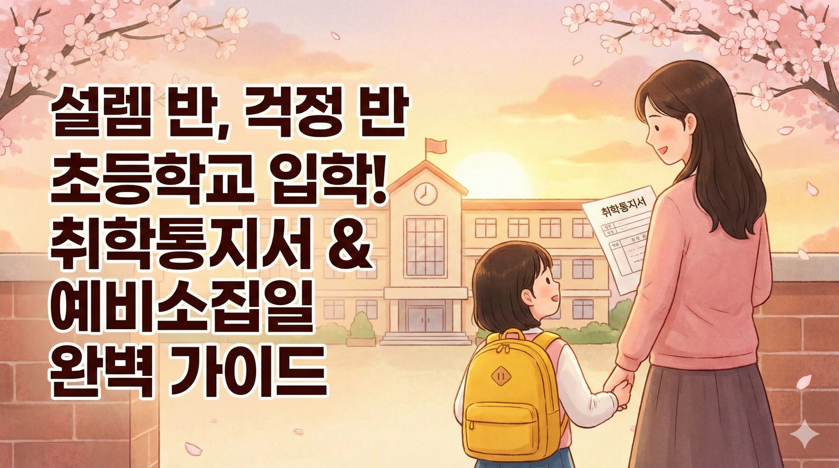 초등학교 취학통지서 발급: 정부24 온라인 신청부터 예비소집일 불참 시 대처법까지