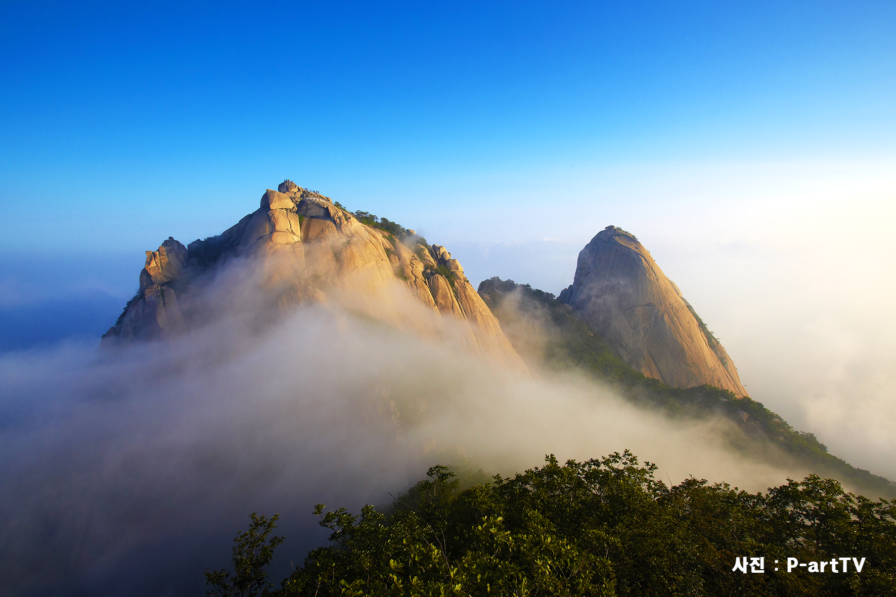 북한산 대남문 코스-백운대