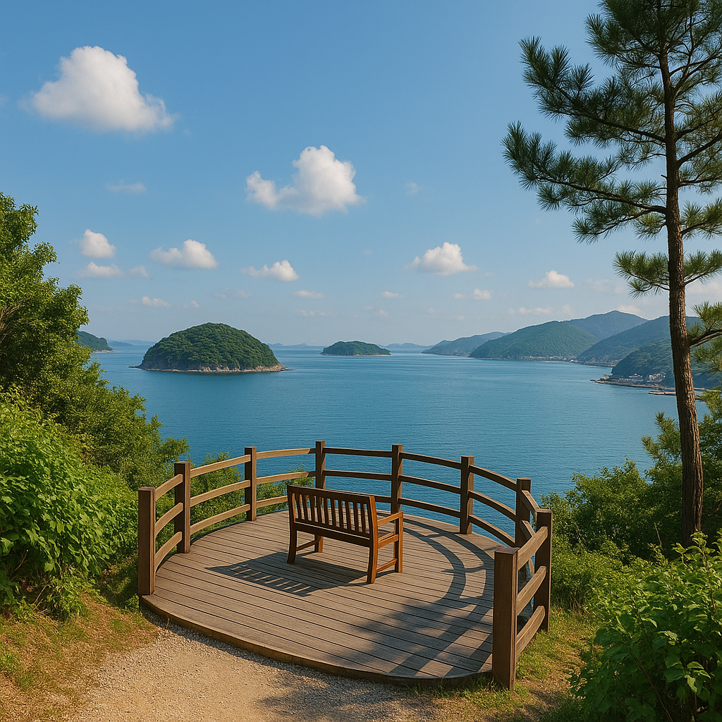 외국인이 추천한 남해힐링 여행코스 남해 조용한 바다사진