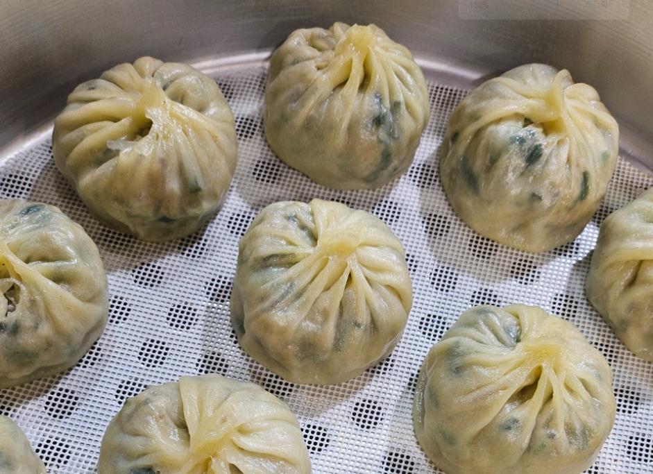 방금 쪄낸 6시내고향 태평전통시장 고기왕만두