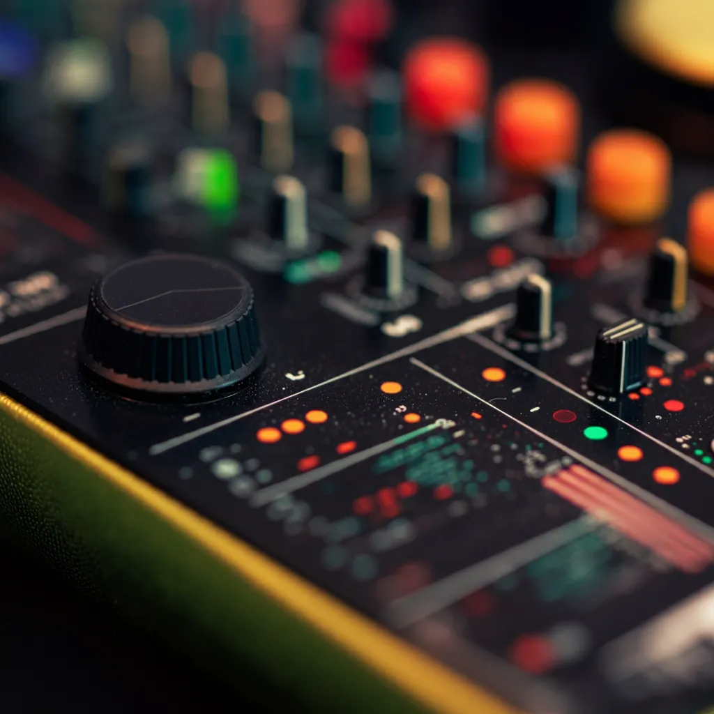 EDM 기계 장비의 화려한 색감 이미지