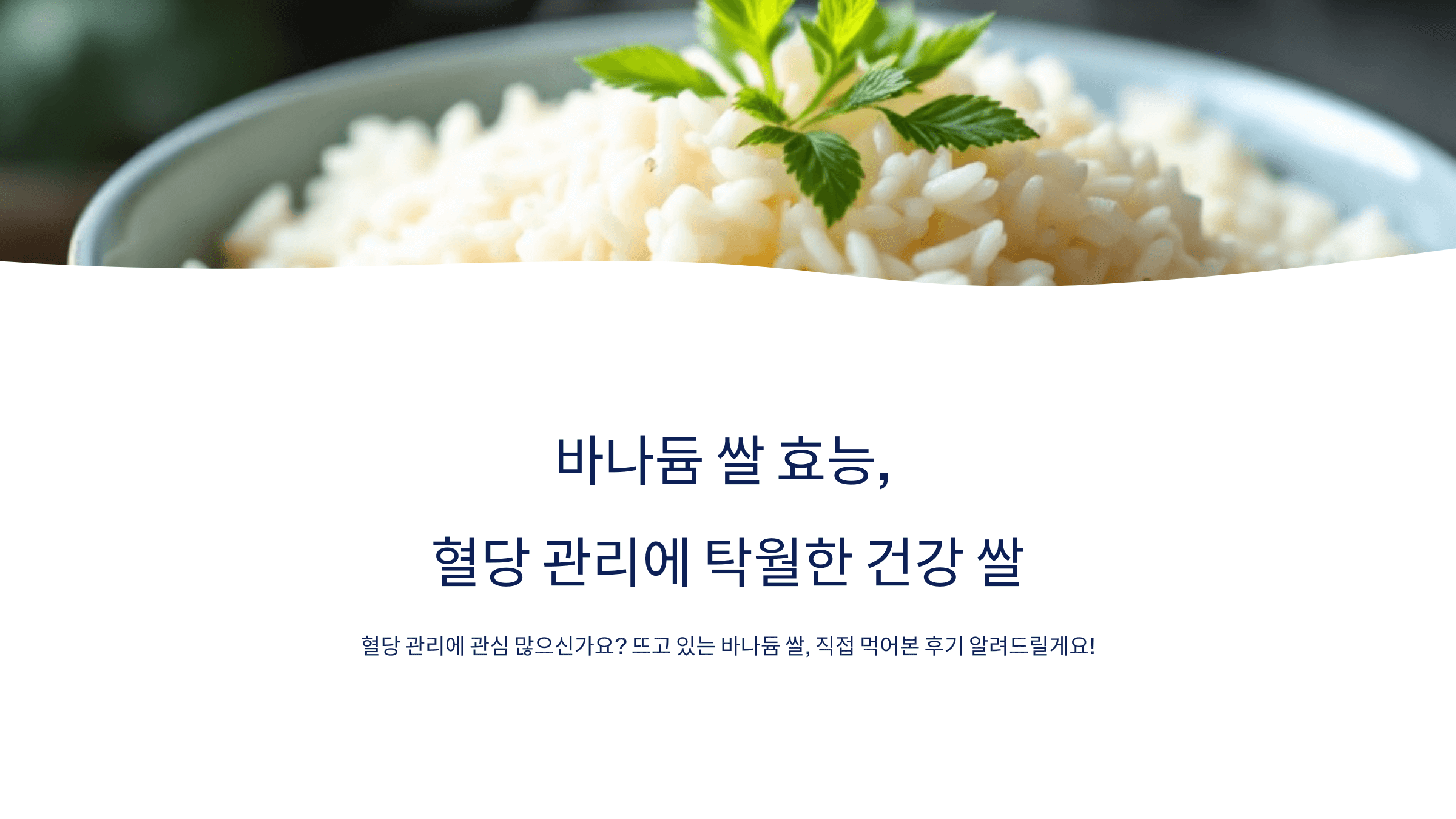 바나듐 쌀 사진입니다.