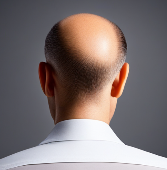 대머리 남자 뒷모습