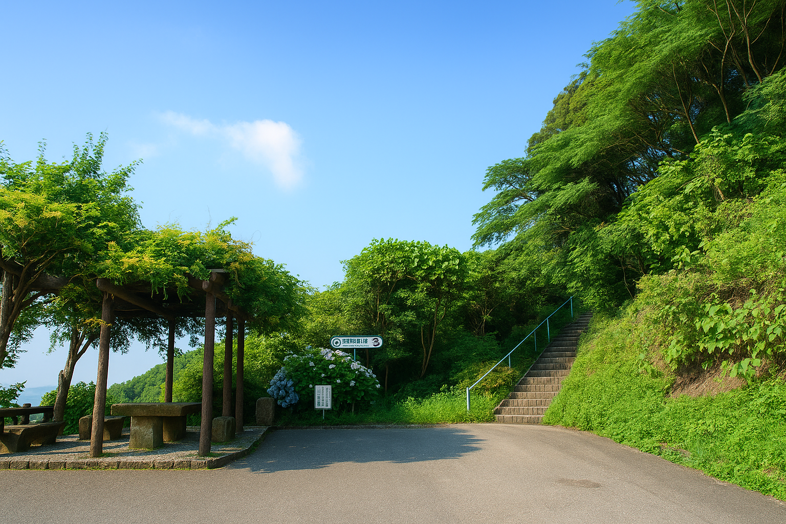 일본의 관광지 에보시다케 전망대의 이미지