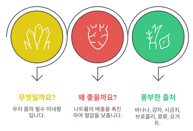 칼륨의 이점과 출처