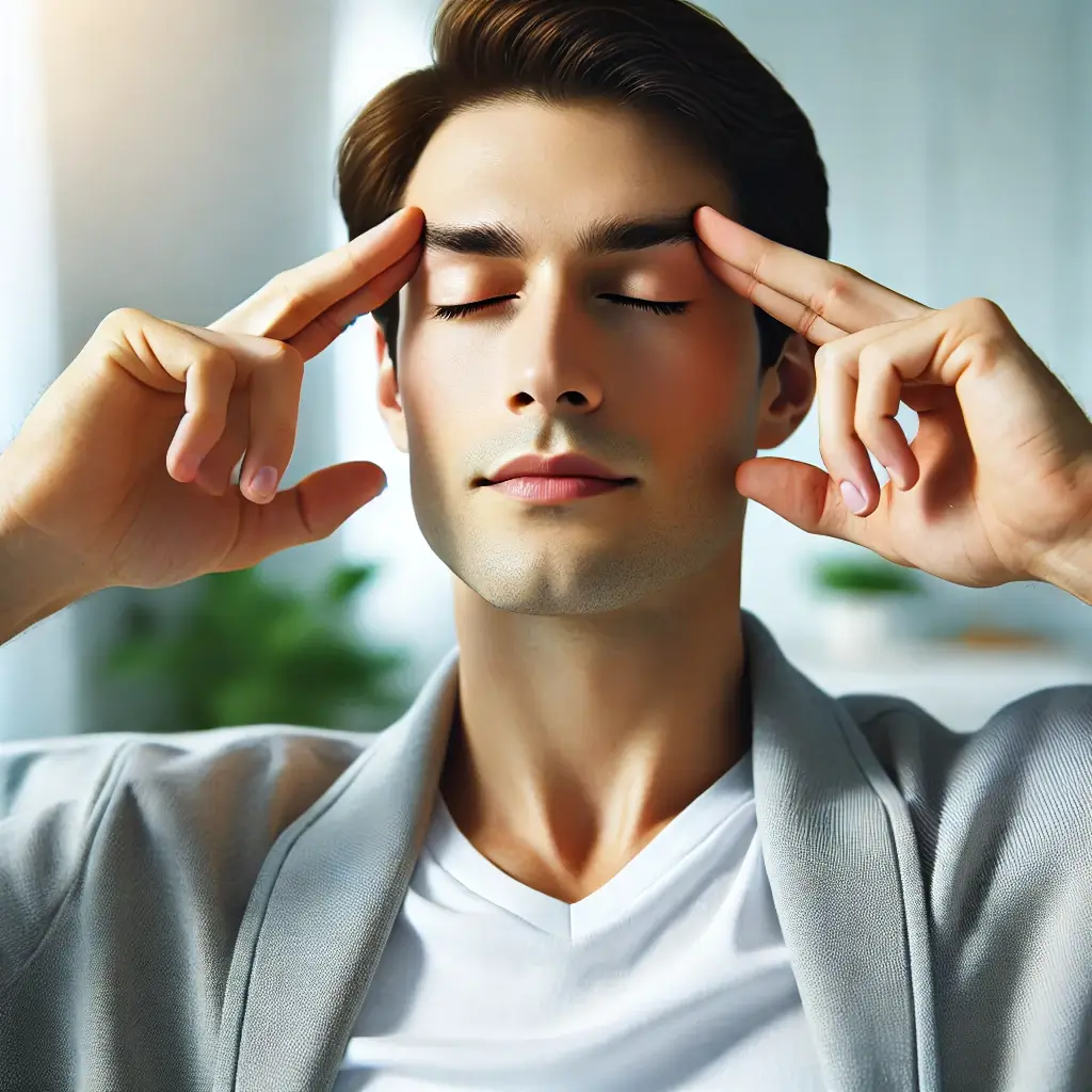 정기적인-눈운동과-휴식을-하는-남성