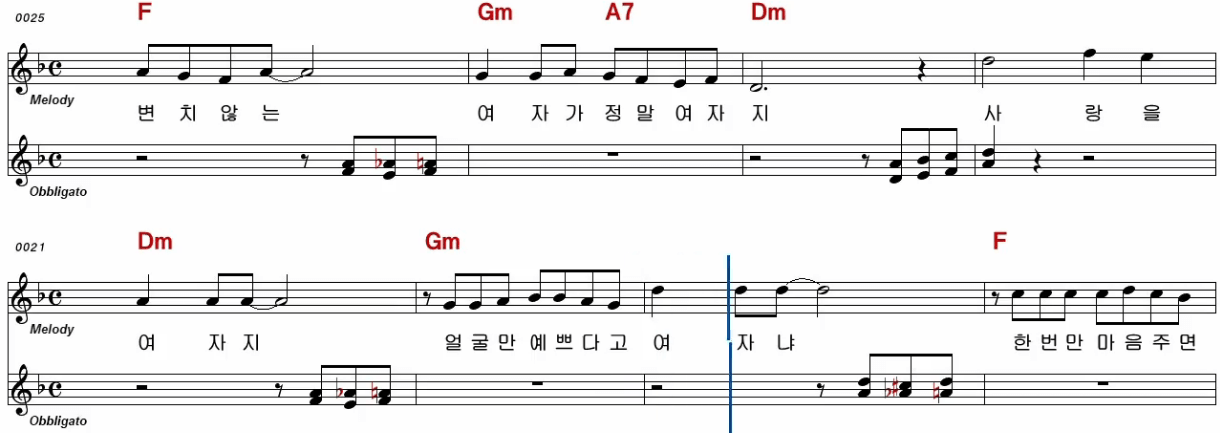 남진 - 마음이 고와야지 악보