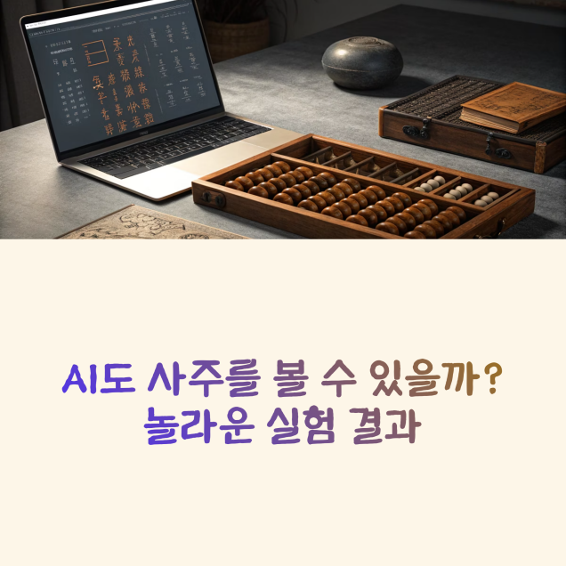 AI 시대의 사주 풀이
