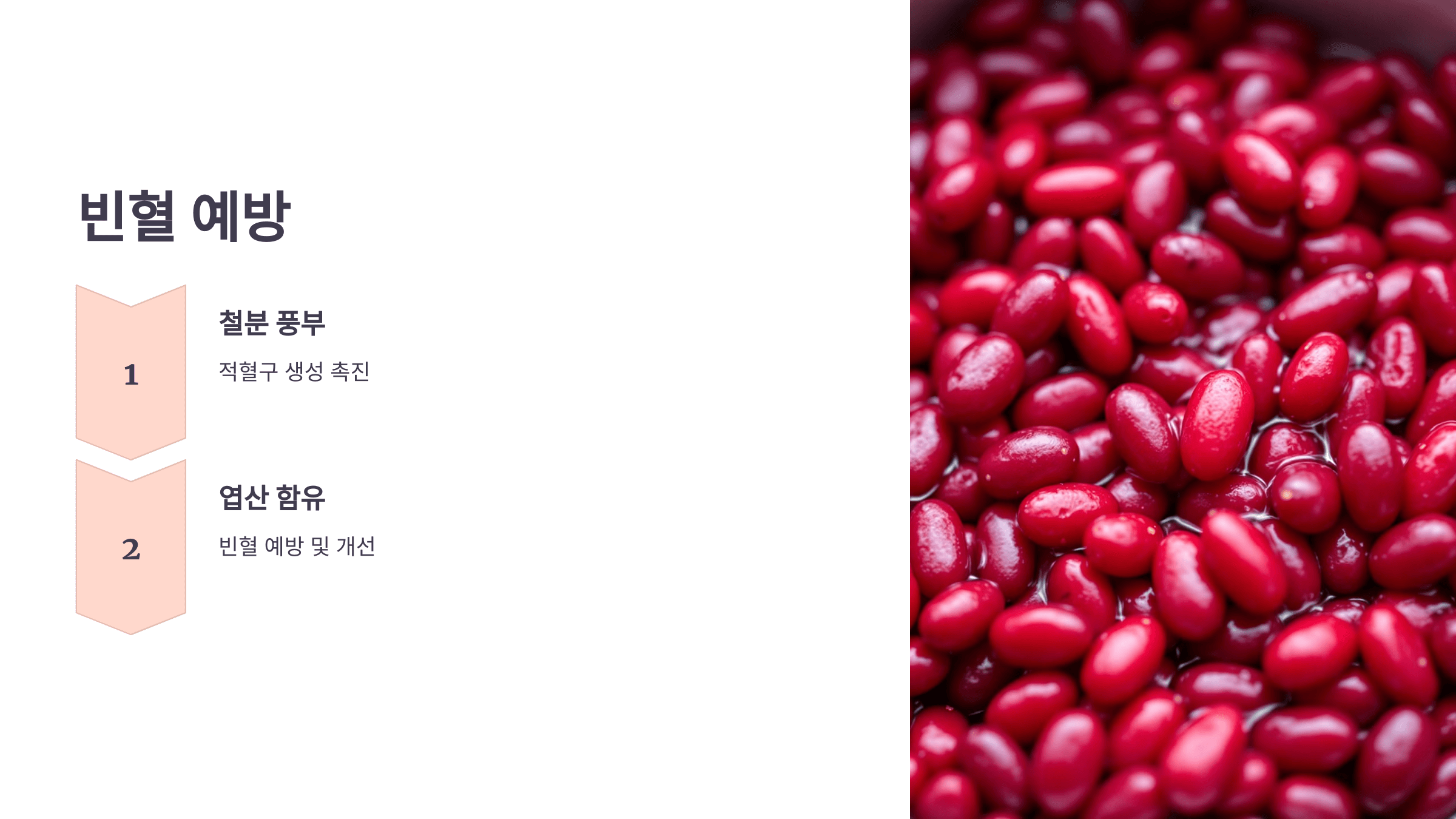 팥 사진입니다.