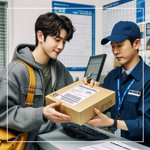 우체국의 &lsquo;택배 자동 접수 서비스&rsquo; 도입