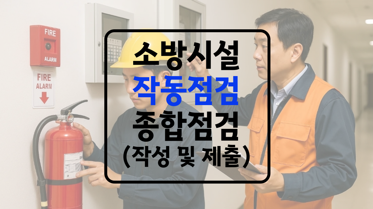 소방 작동점검과 소방 종합점검