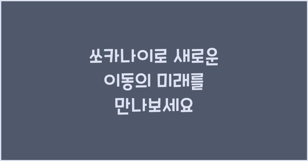 쏘카나이