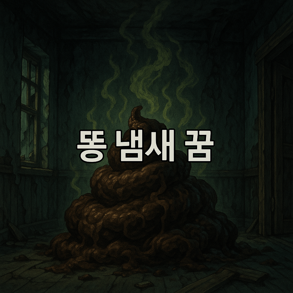 똥 냄새 꿈 해몽