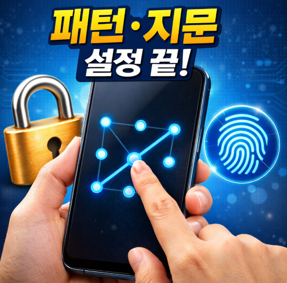 삼성 갤럭시 화면 잠금 해제 방법 : 패턴 변경 · 지문 등록 완벽 가이드