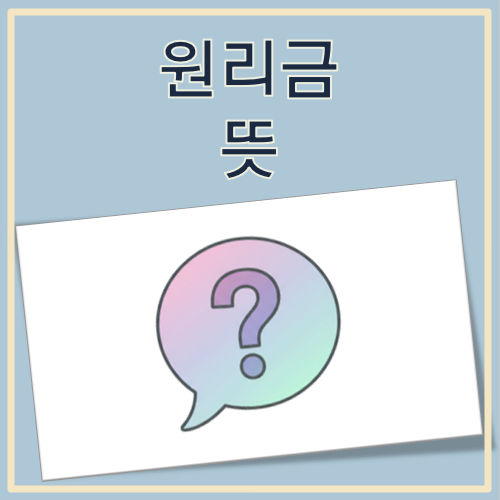 원리금 뜻 대표 이미지