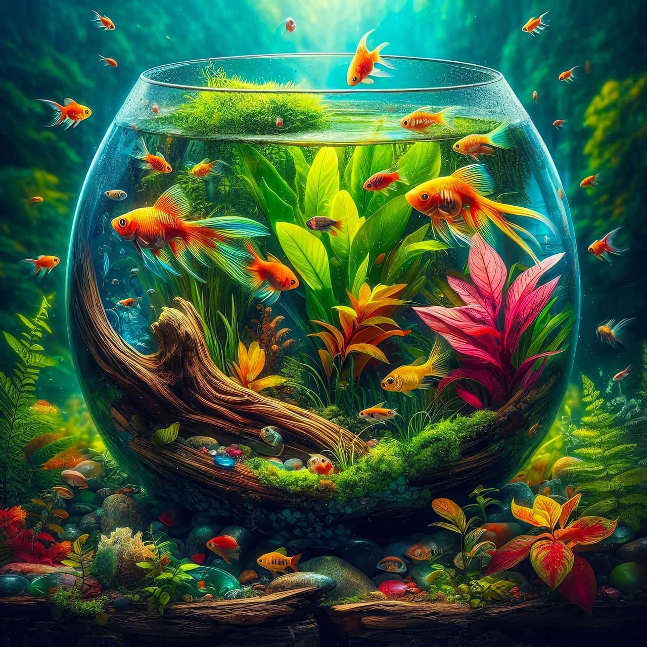 소형 열대어가 수면 근처에만 머문다면, 산소 부족일까, 스트레스일까?