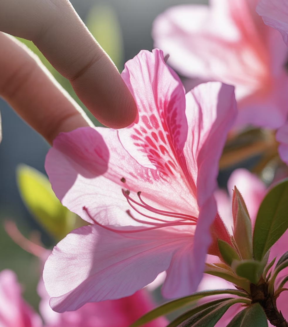 손끝으로 느껴지는 끈적임의 차이