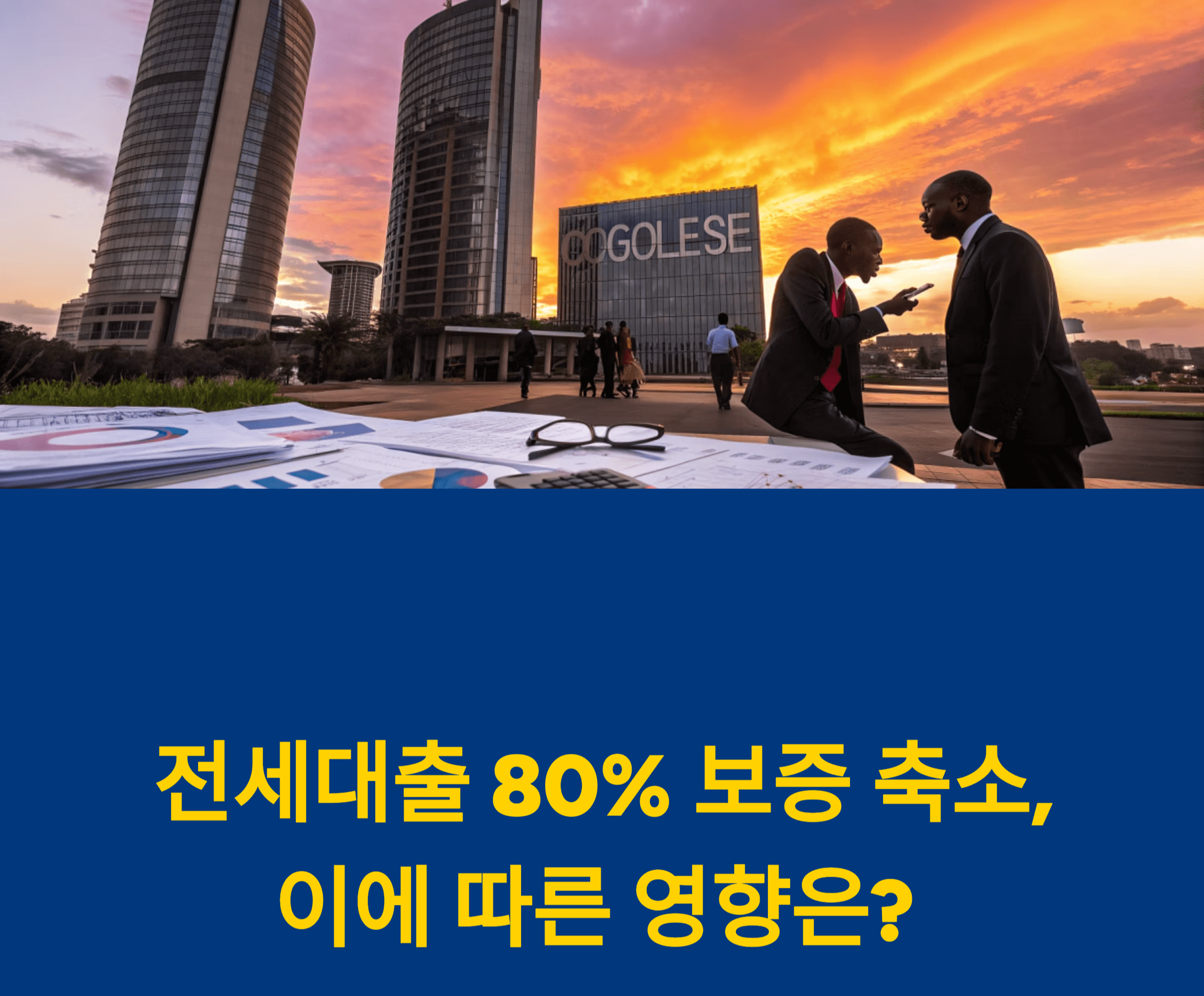 전세자금대출 보증비율 하향에 따른 영향 관련 사진