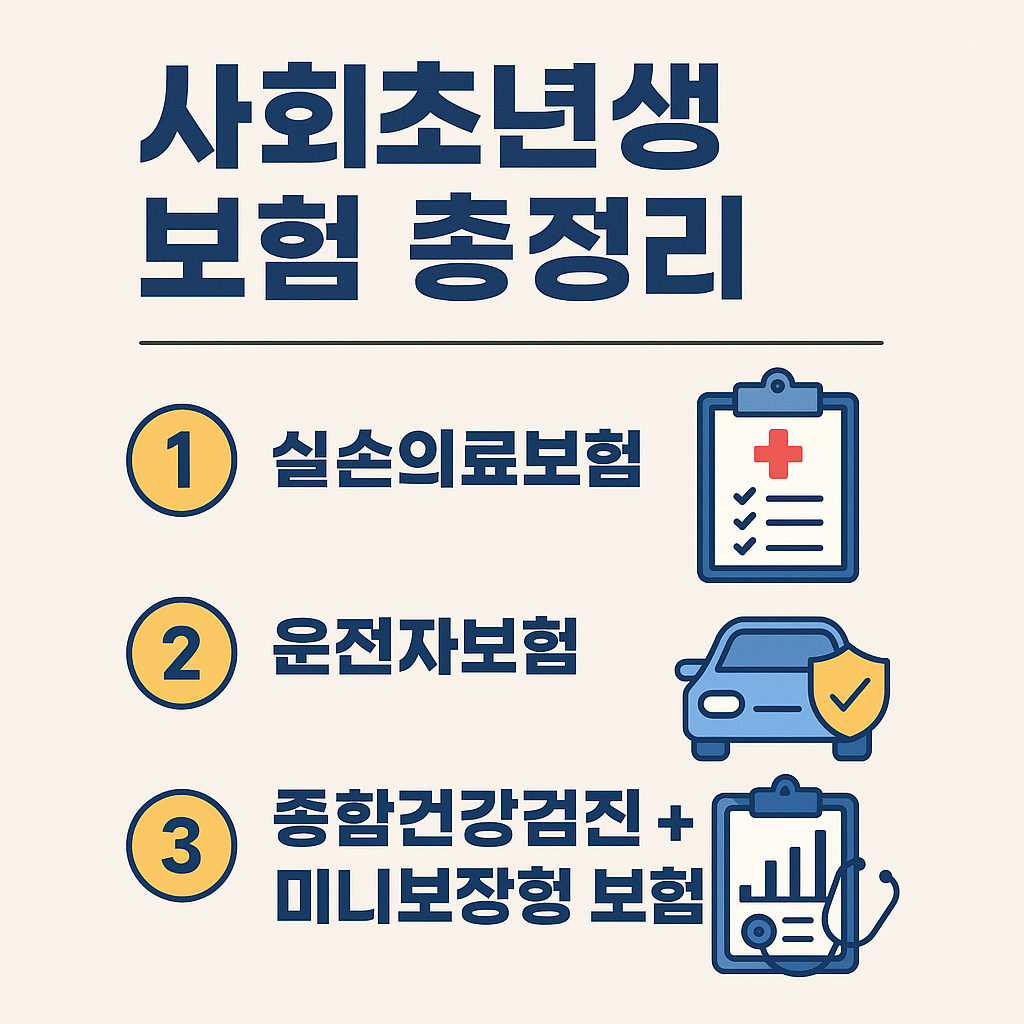 사회초년생 &amp; 청년 보험 필수 가이드