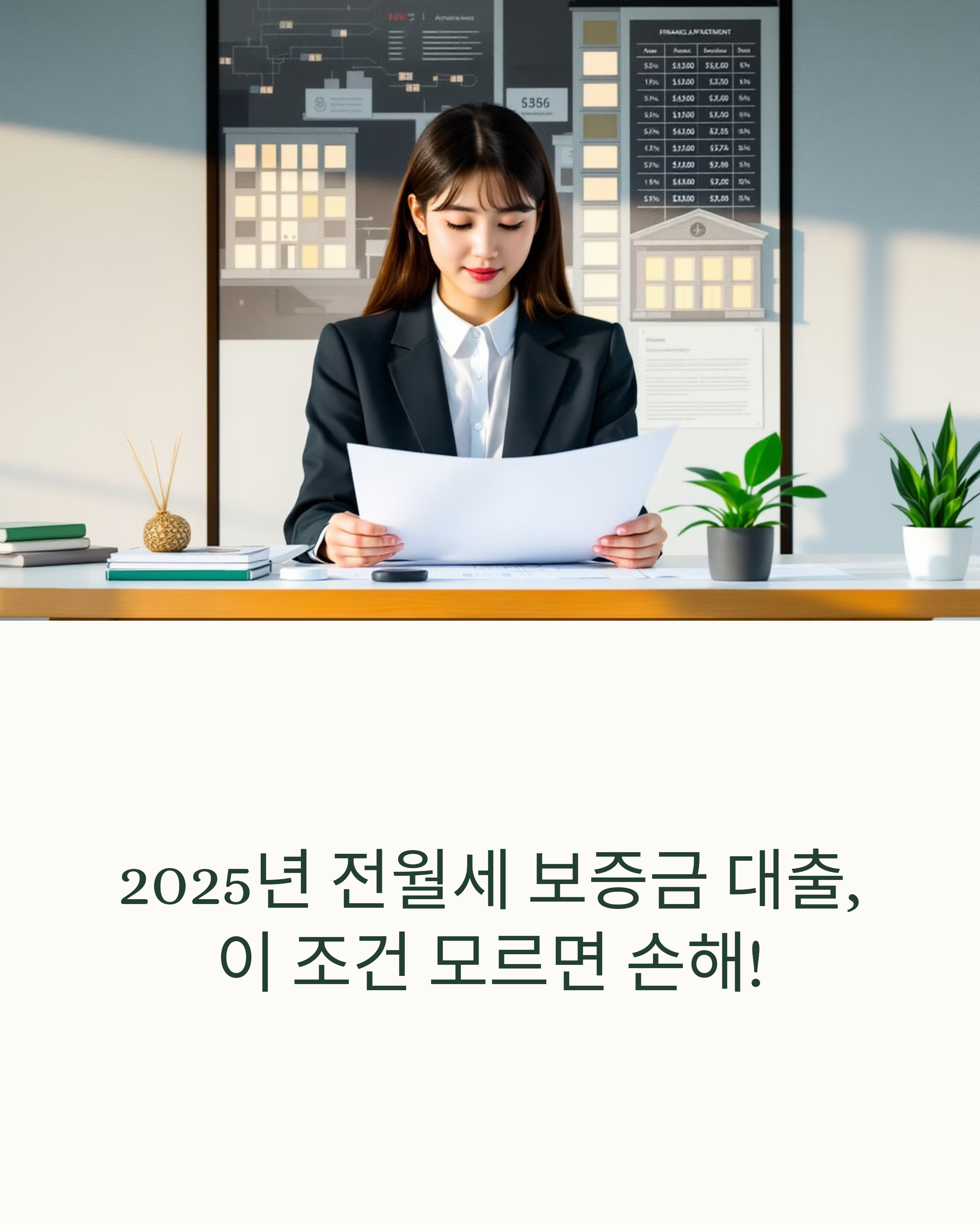 2025년 전월세 보증금 대출, 이 조건 모르면 손해!