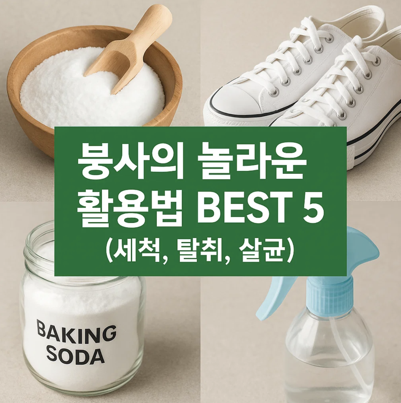 붕사의 놀라운 활용법 BEST 5 (세척, 탈취, 살균)