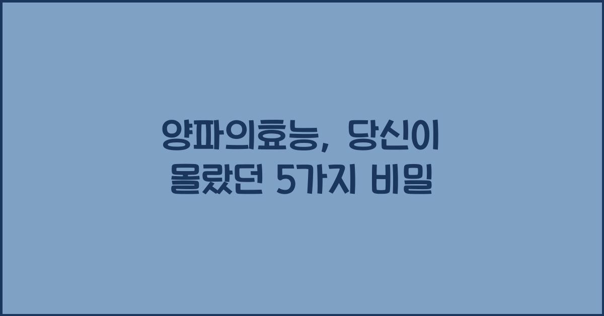 양파의효능