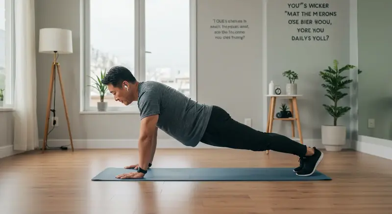 뱃살 빼는 홈트레이닝 운동 모습