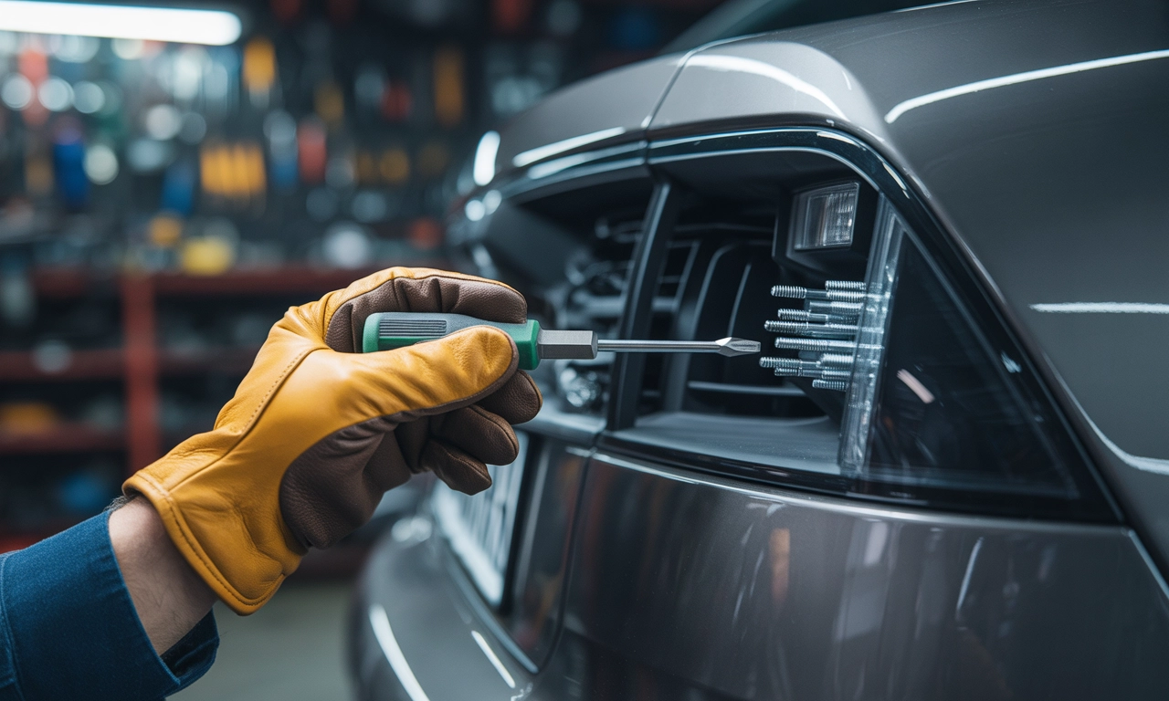 후미등전구교체법