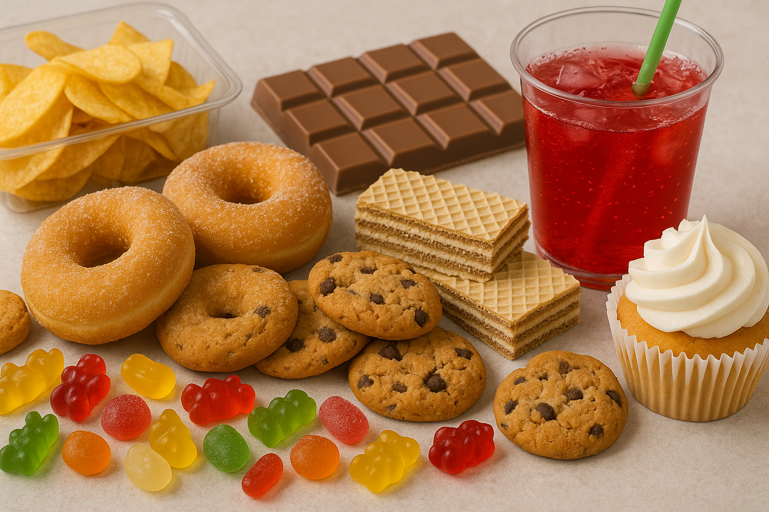 테스토스테론 생성을 방해하는 음식 : 설탕이 많은 가공식품