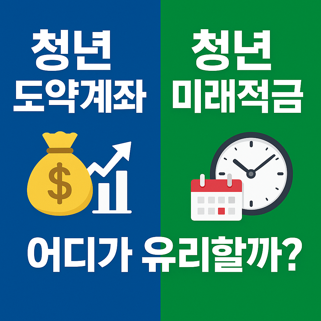 청년미래적금 기다릴까, 청년도약계좌 지금 들어갈까?