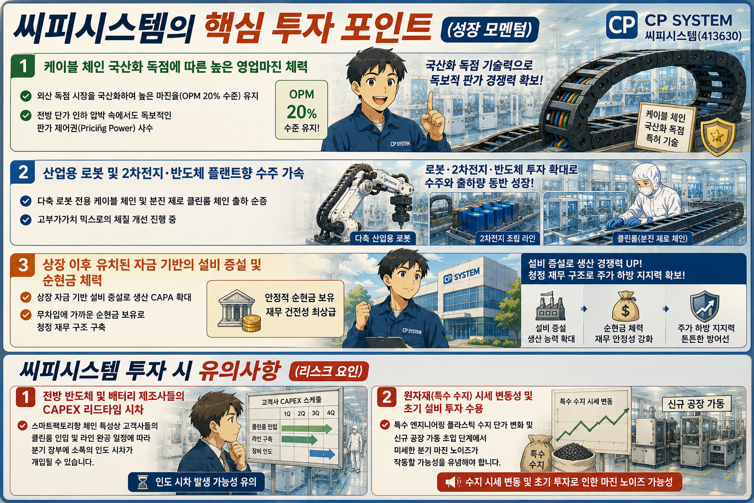 씨피시스템 투자 포인트 및 리스크