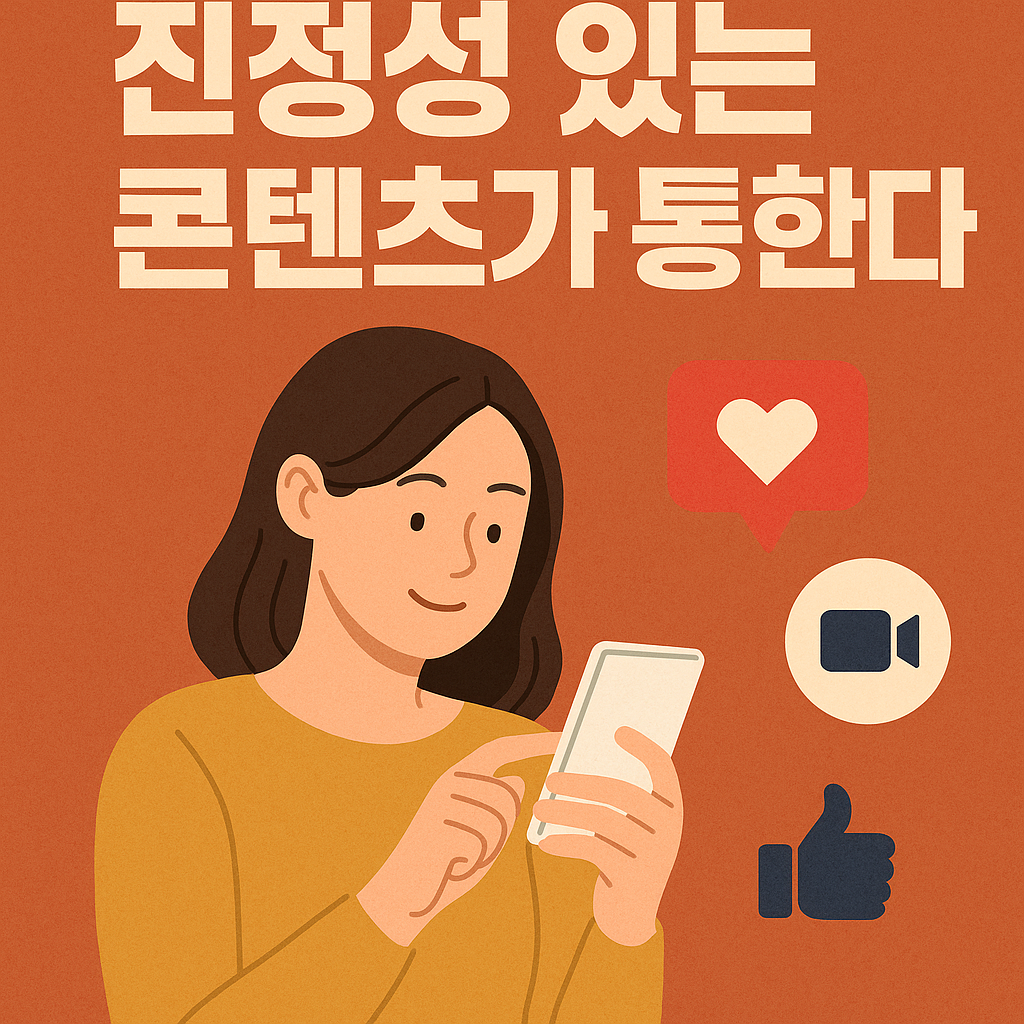 진정성 있는 콘텐츠가 통한다