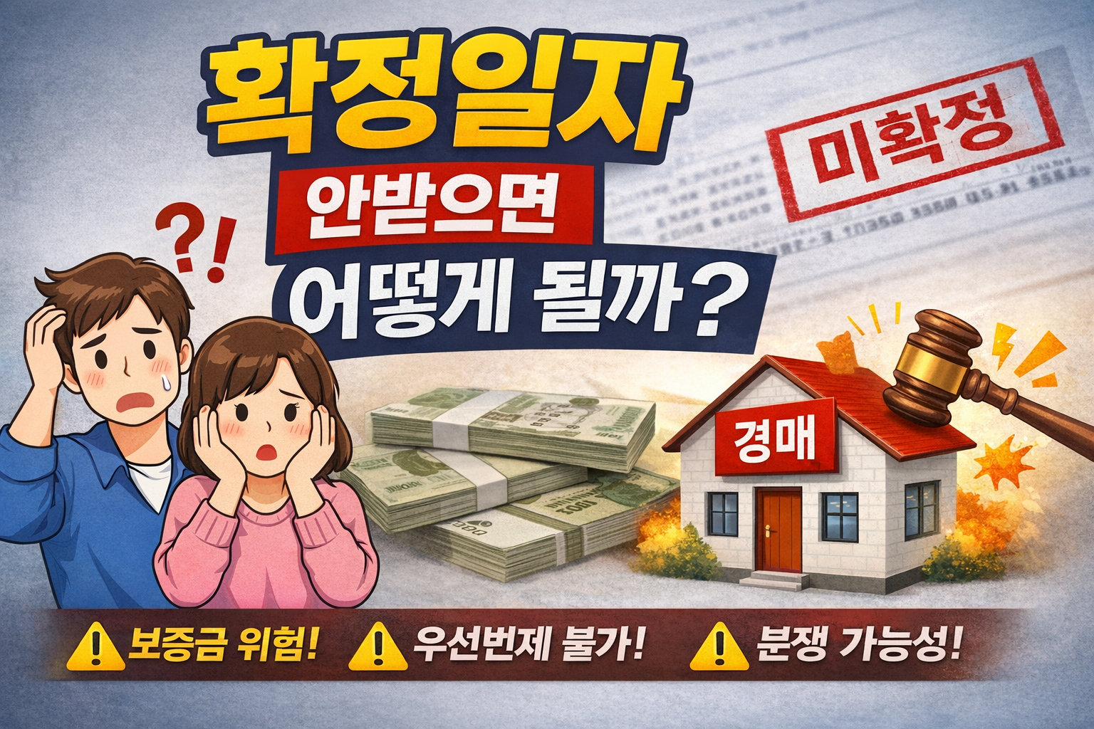 확정일자 안 받으면 어떻게 될까