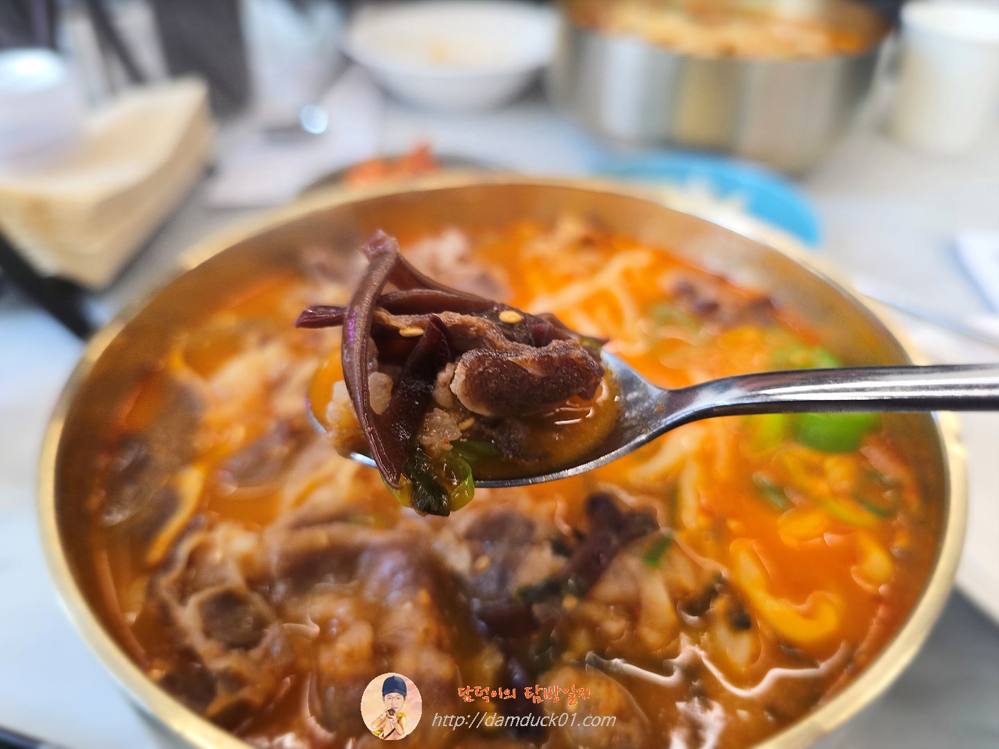 고기 장칼국수