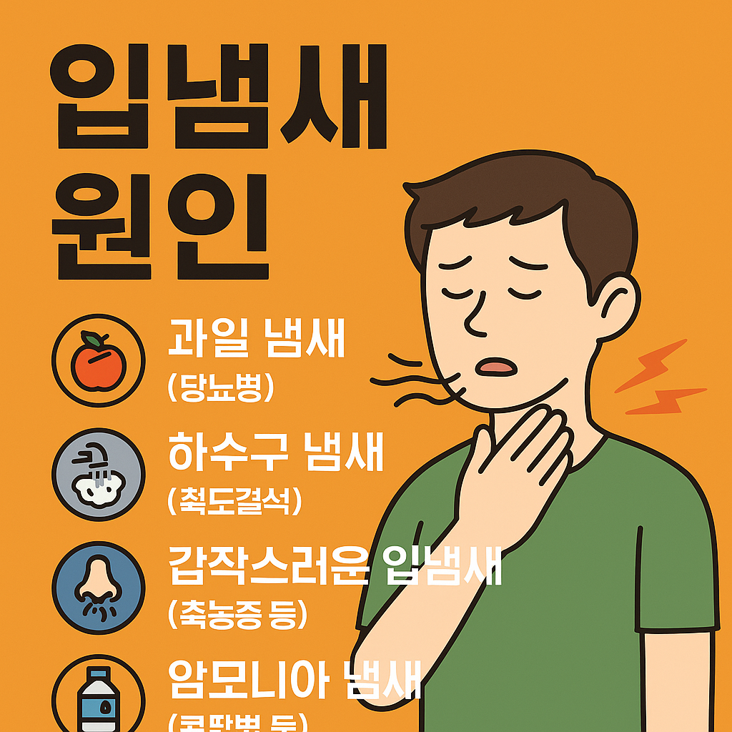 입냄새, 단순한 구강 문제일까