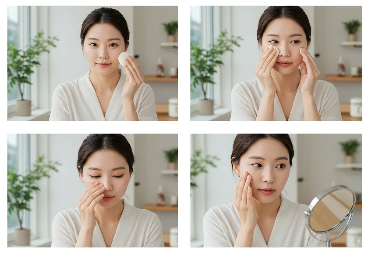 모공 피지 제거 홈케어 루틴