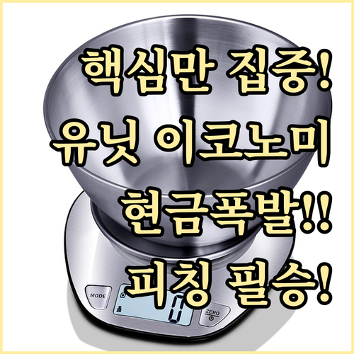 지속 가능한 현금 흐름 Unit Ec..